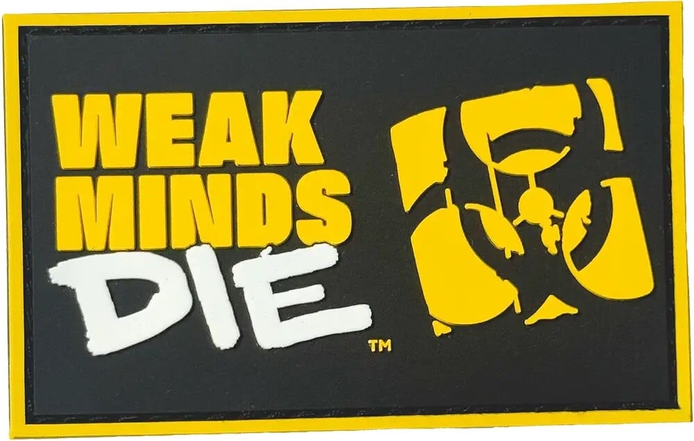 Mutant Mind FK Weak Minds Die Patch - 80x50mm Black